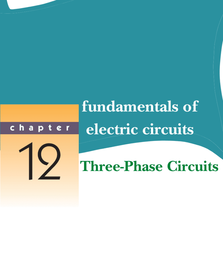 Electrical Circuits | CHAPTER 12 Three-Phase Circuits